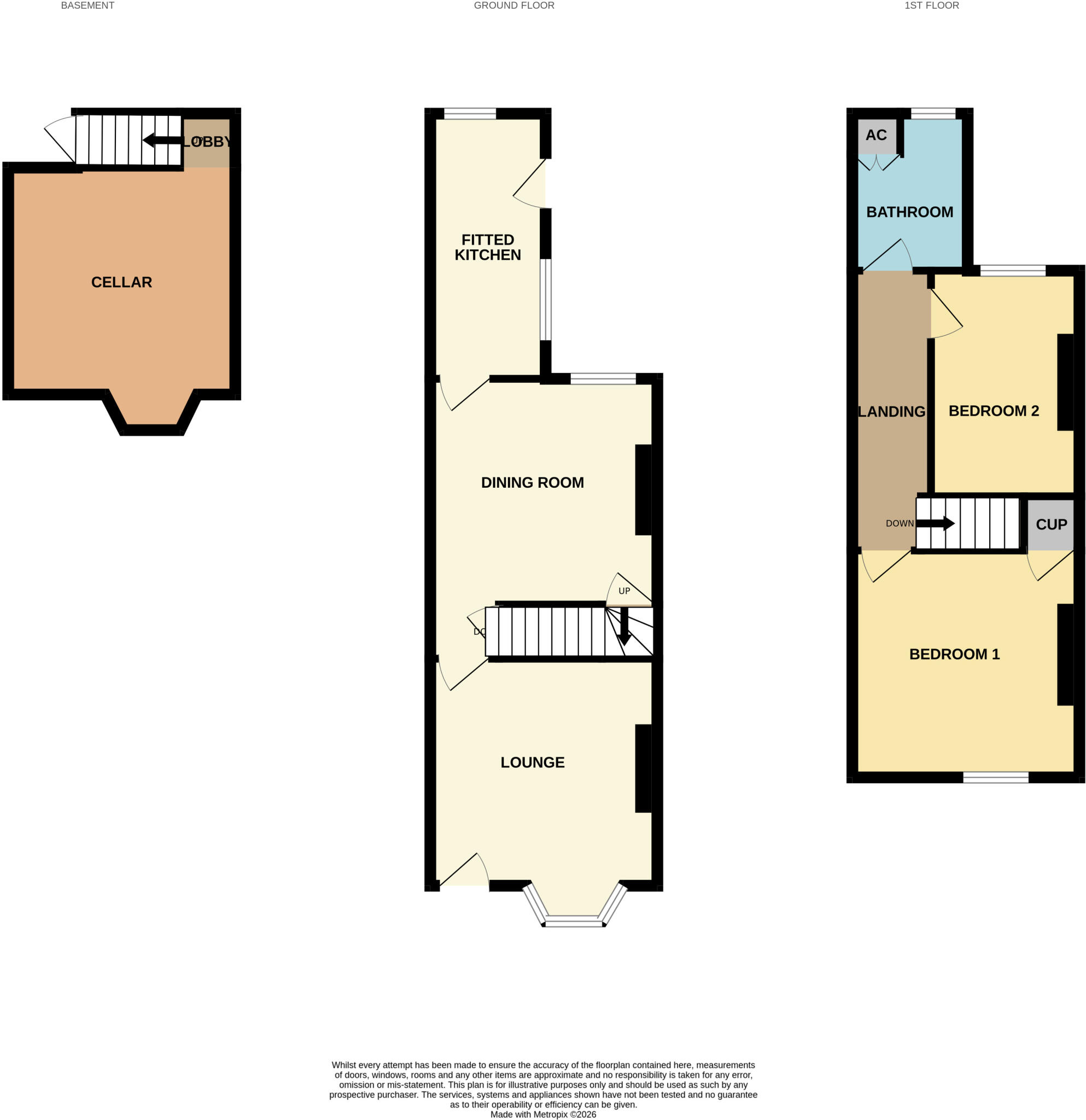 12 Livingstone Street, Worcester, WR5 2ES floorplan