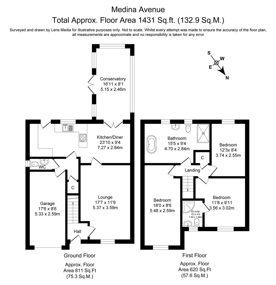 Medina Avenue, Winsford, CW7 floorplan