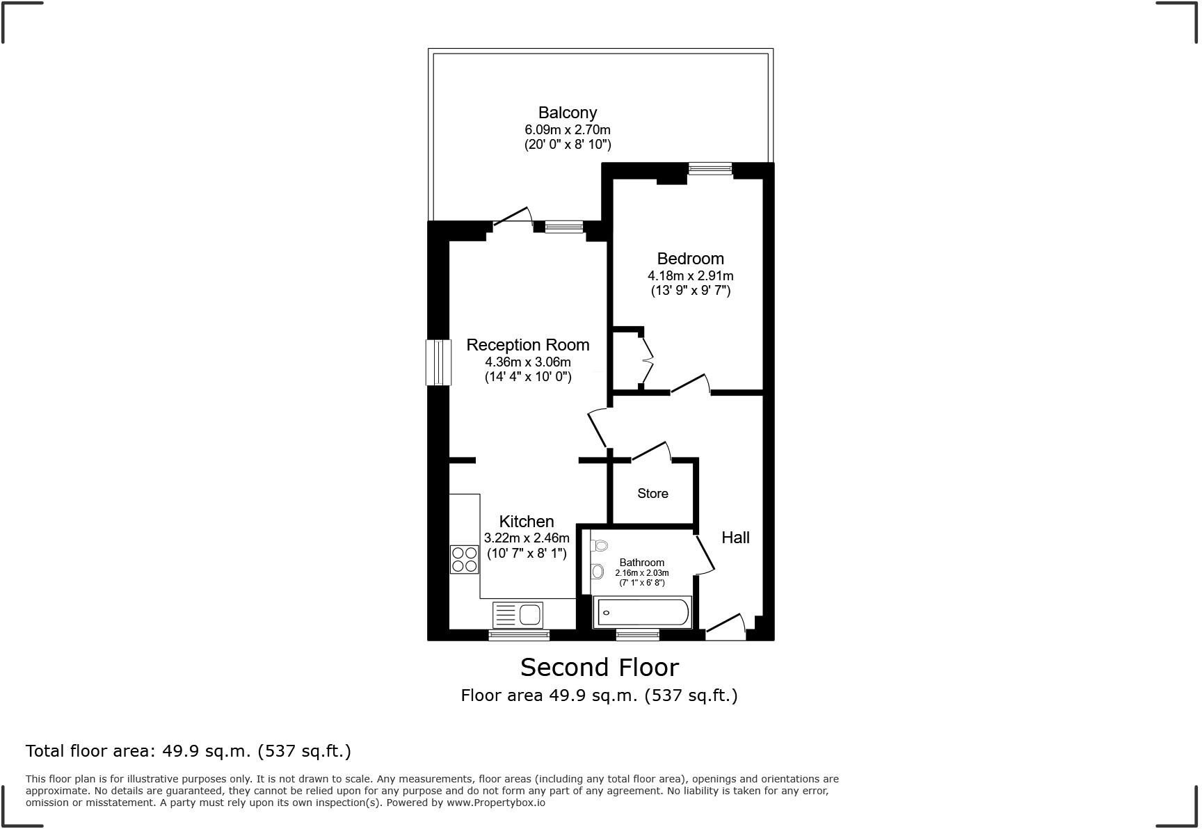 Brixham Building, 8, Artillery Place floorplan