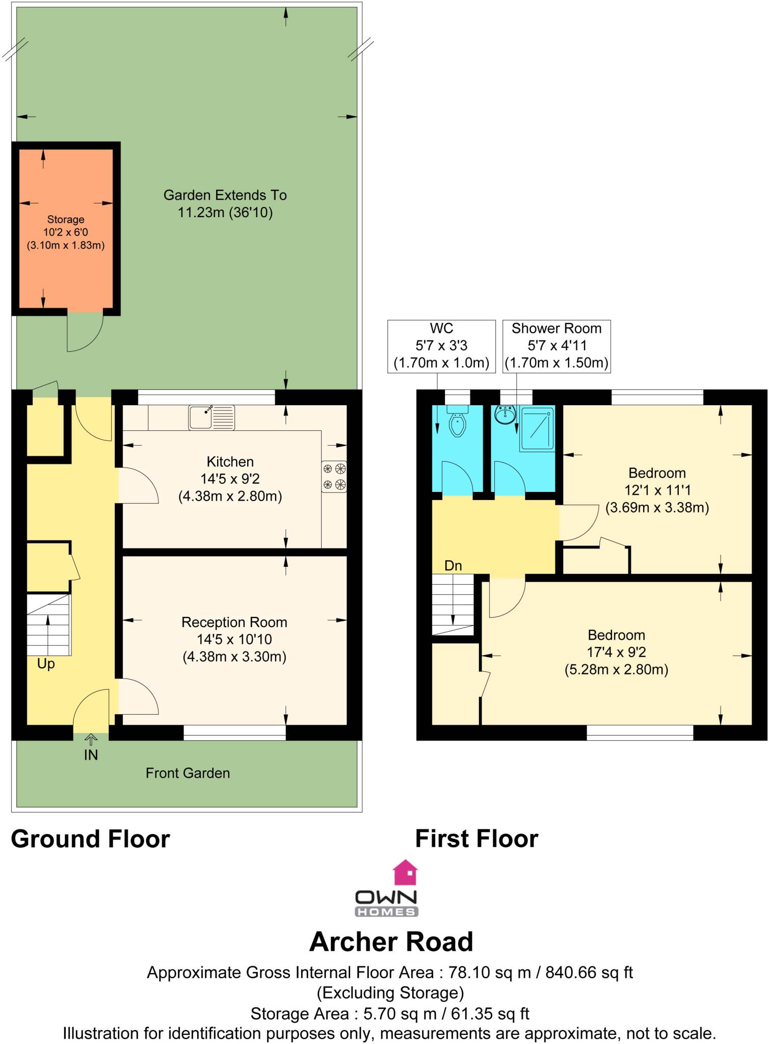 Archer Road, Stevenage, Hertfordshire floorplan