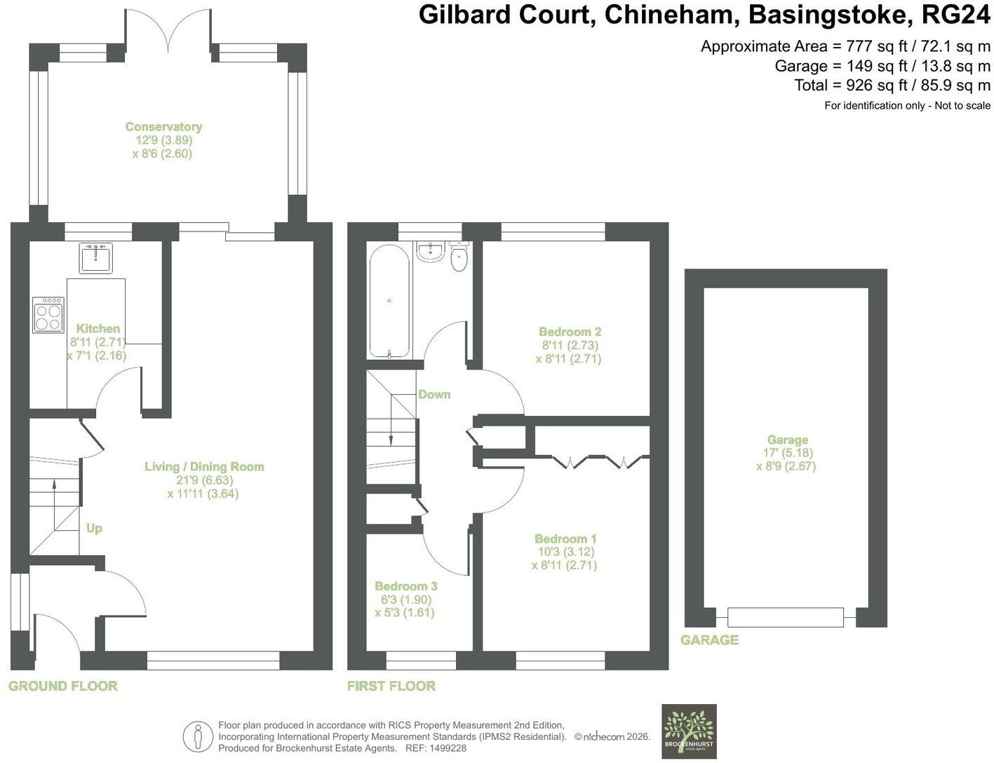 Gilbard Court, Chineham floorplan