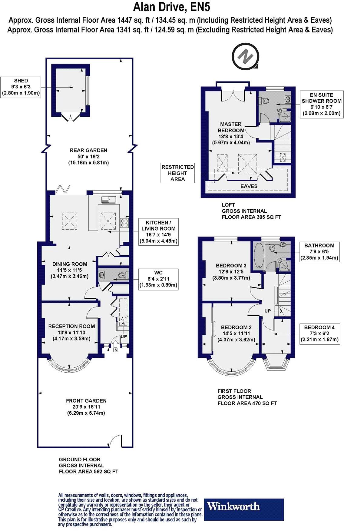 Alan Drive, Barnet, EN5 floorplan