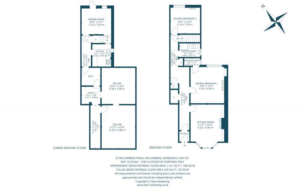 35 Willowbrae Road, Willowbrae, Edinburgh, EH8 7EZ floorplan