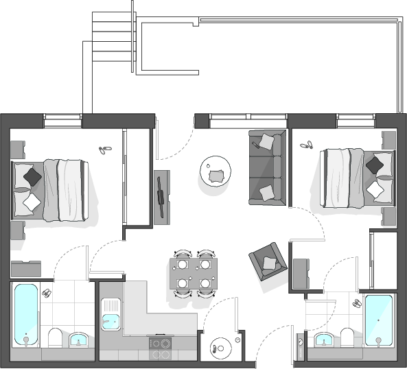 Calvert House, Ingram Row, Holbeck, Leeds floorplan