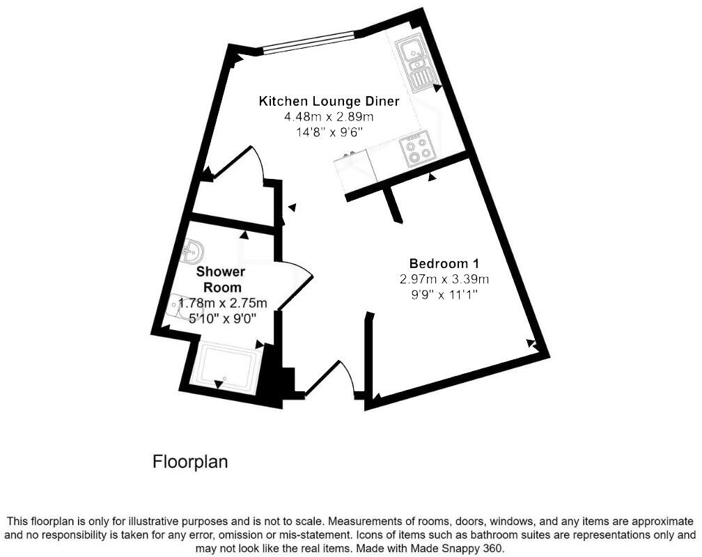 The Sloop, Commercial Road, BH14 floorplan
