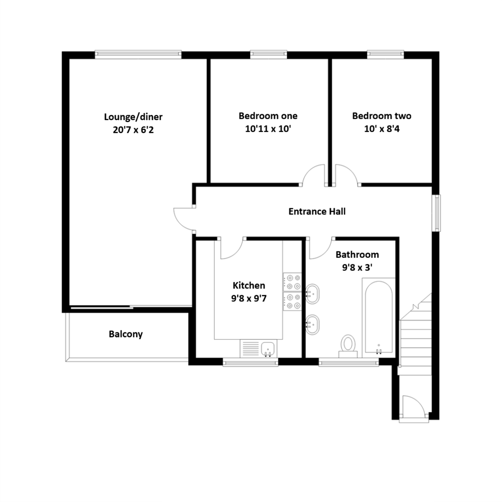 Norton Road Daventry Northamptonshire floorplan