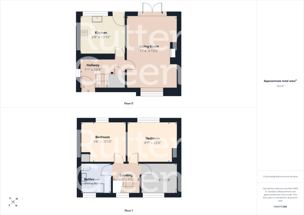 Acacia Crescent, Beech Hill, Wigan WN6 8QZ floorplan