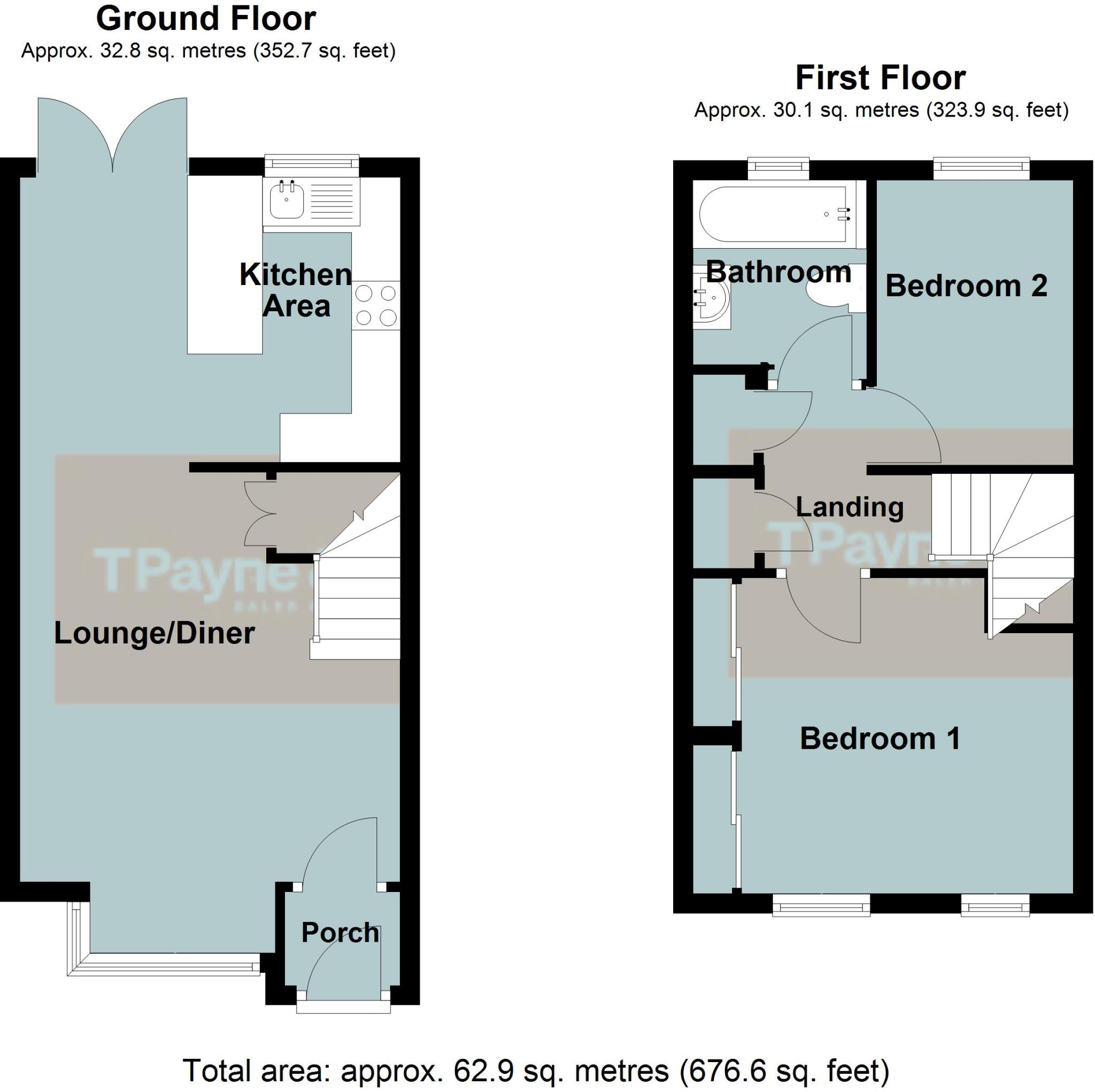 Mayfly Close, Chatteris, Cambs., PE16 6PF floorplan