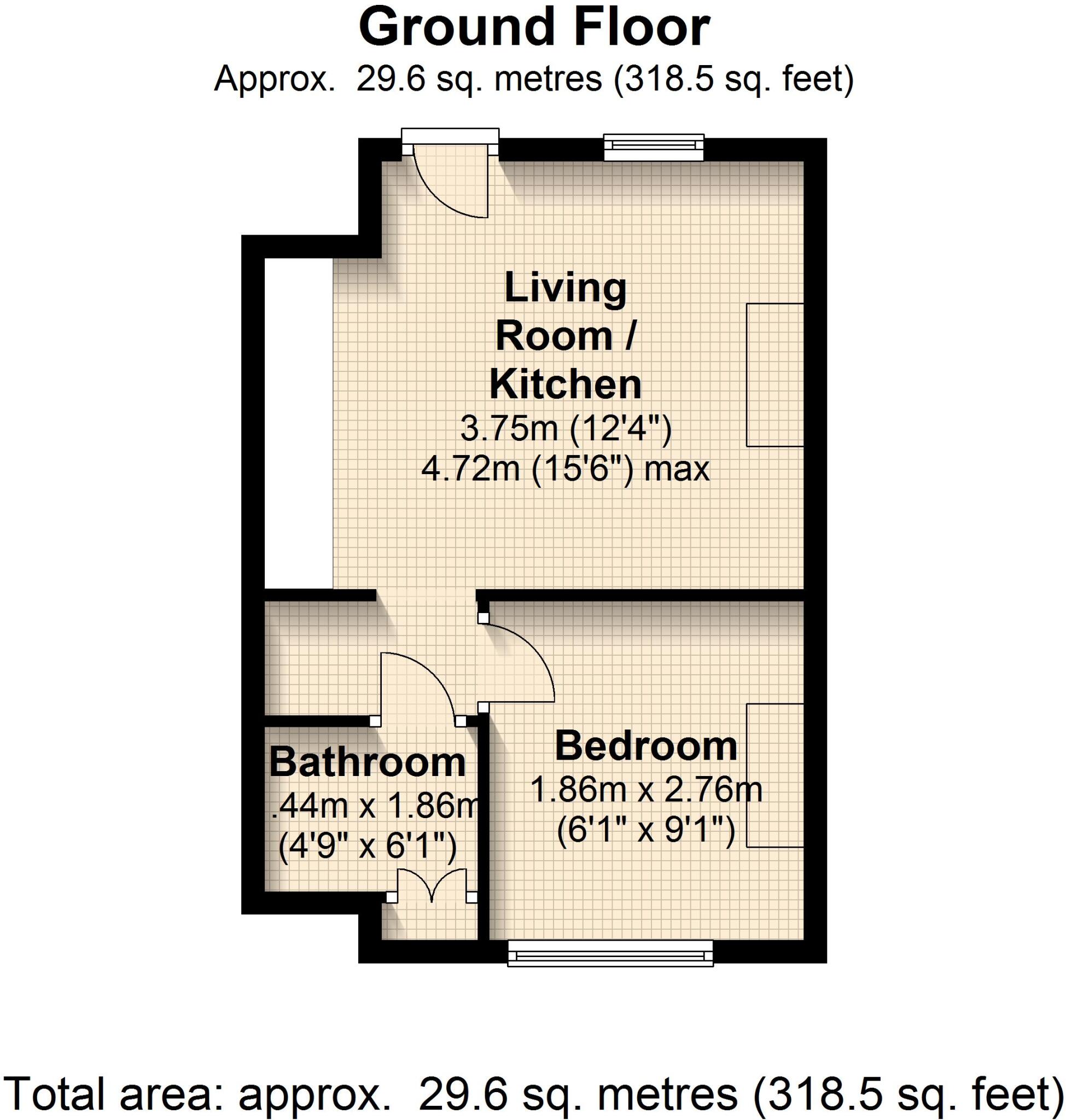HARROW ROAD EAST , DORKING, RH4 2AX floorplan