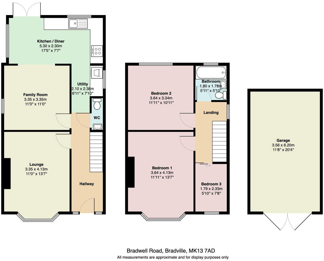 Bradwell Road, Bradville, Milton Keynes, MK13 floorplan