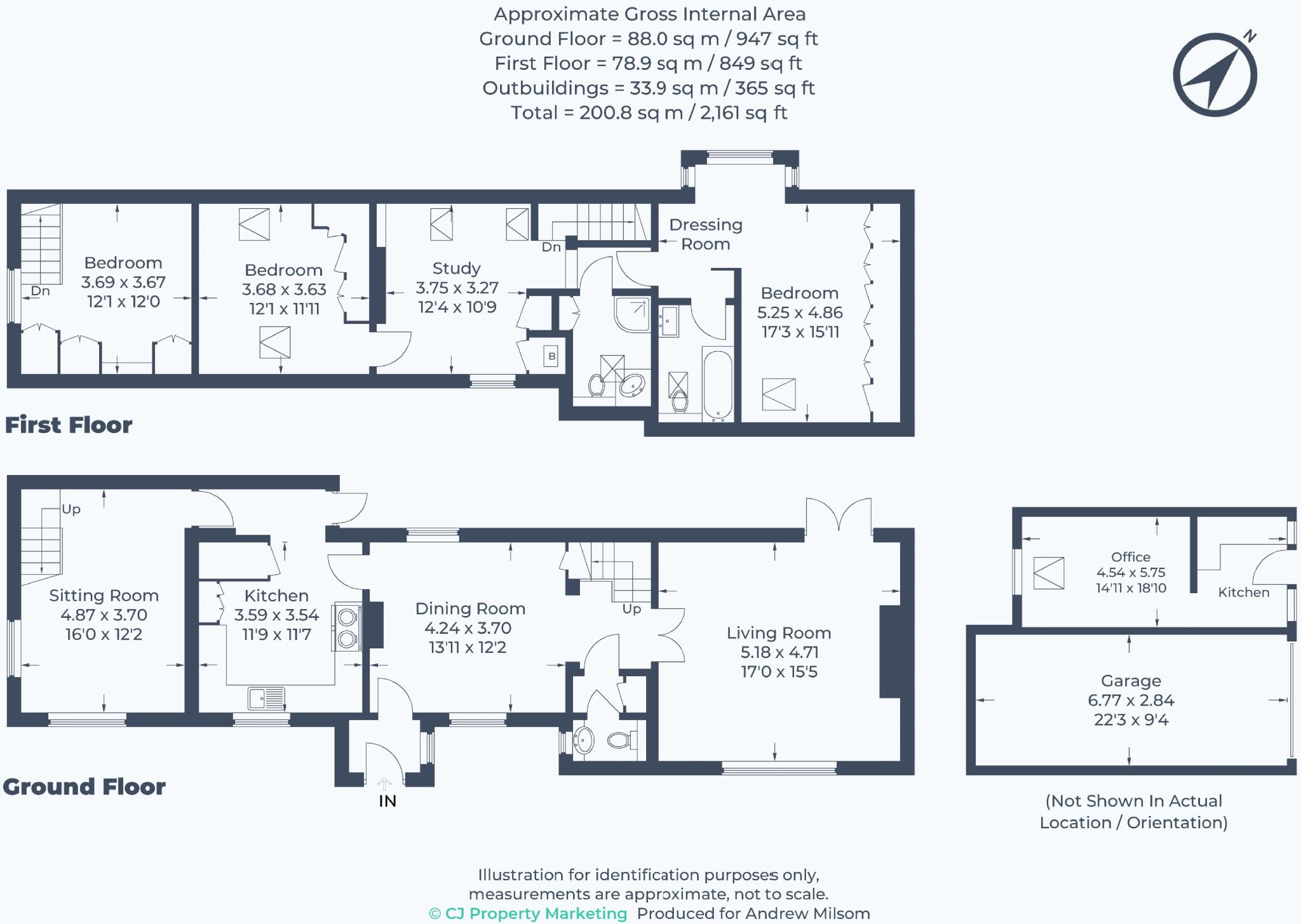 Hill Farm Road, Marlow Bottom floorplan