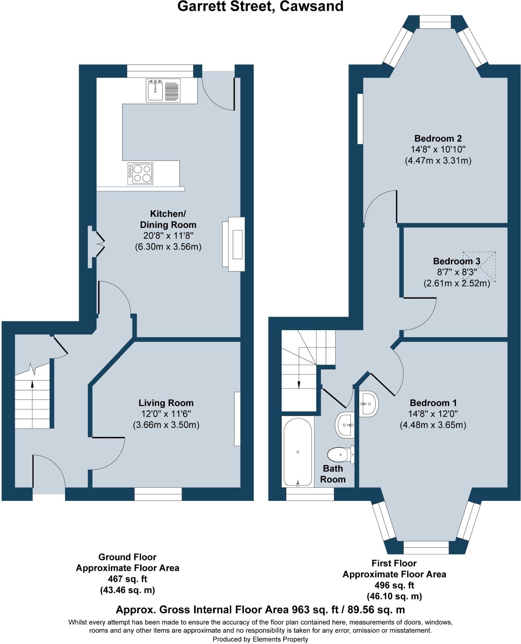 Ancarva, Cawsand floorplan