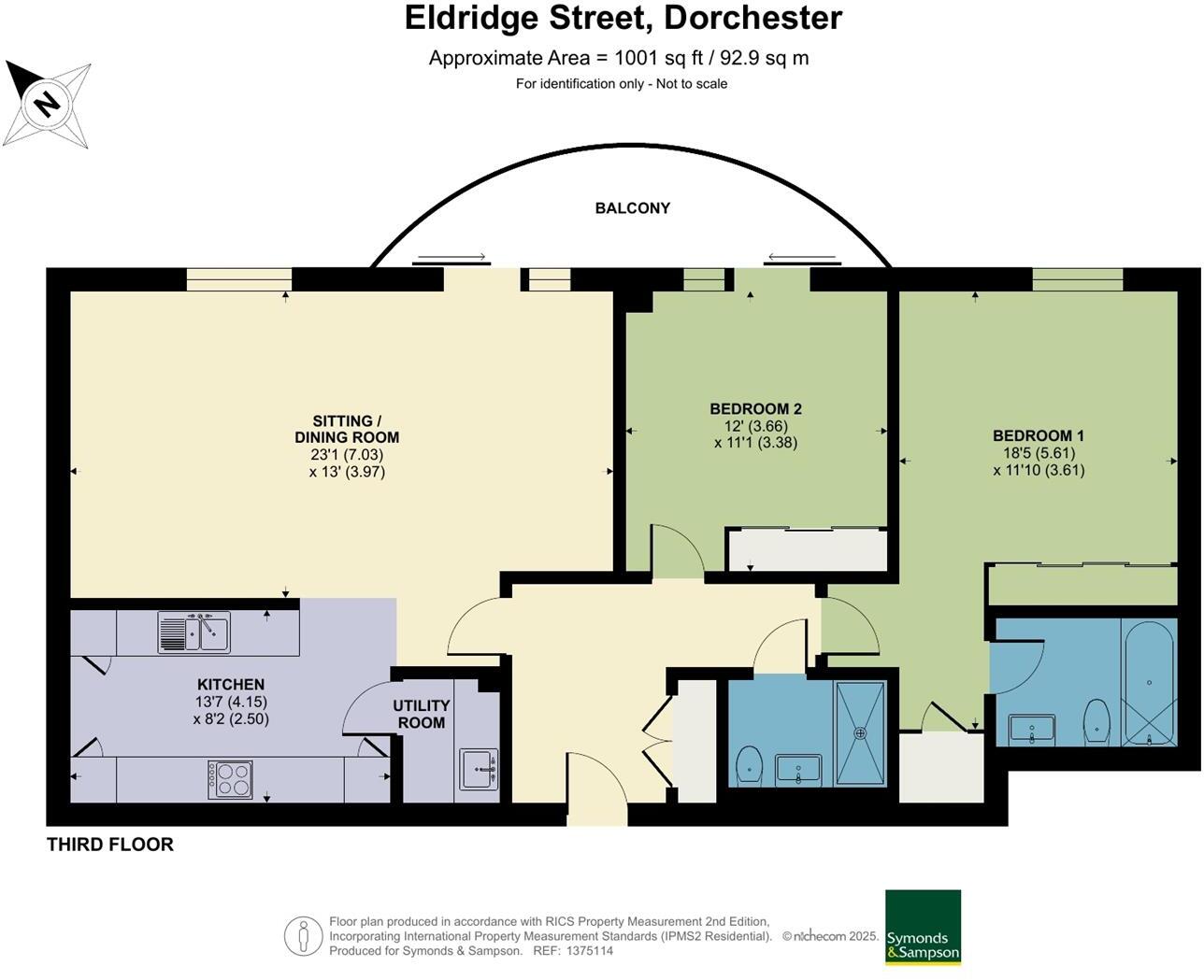 Eldridge Street, Dorchester floorplan