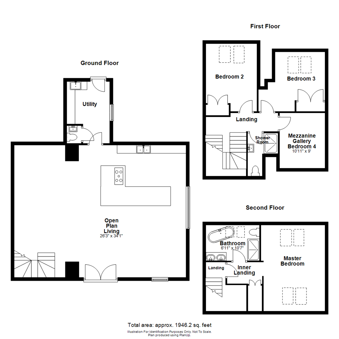 Century House, 4 The Old Chapel, The Furlongs, Bicton Heath, Shrewsbury, SY3 5GA floorplan