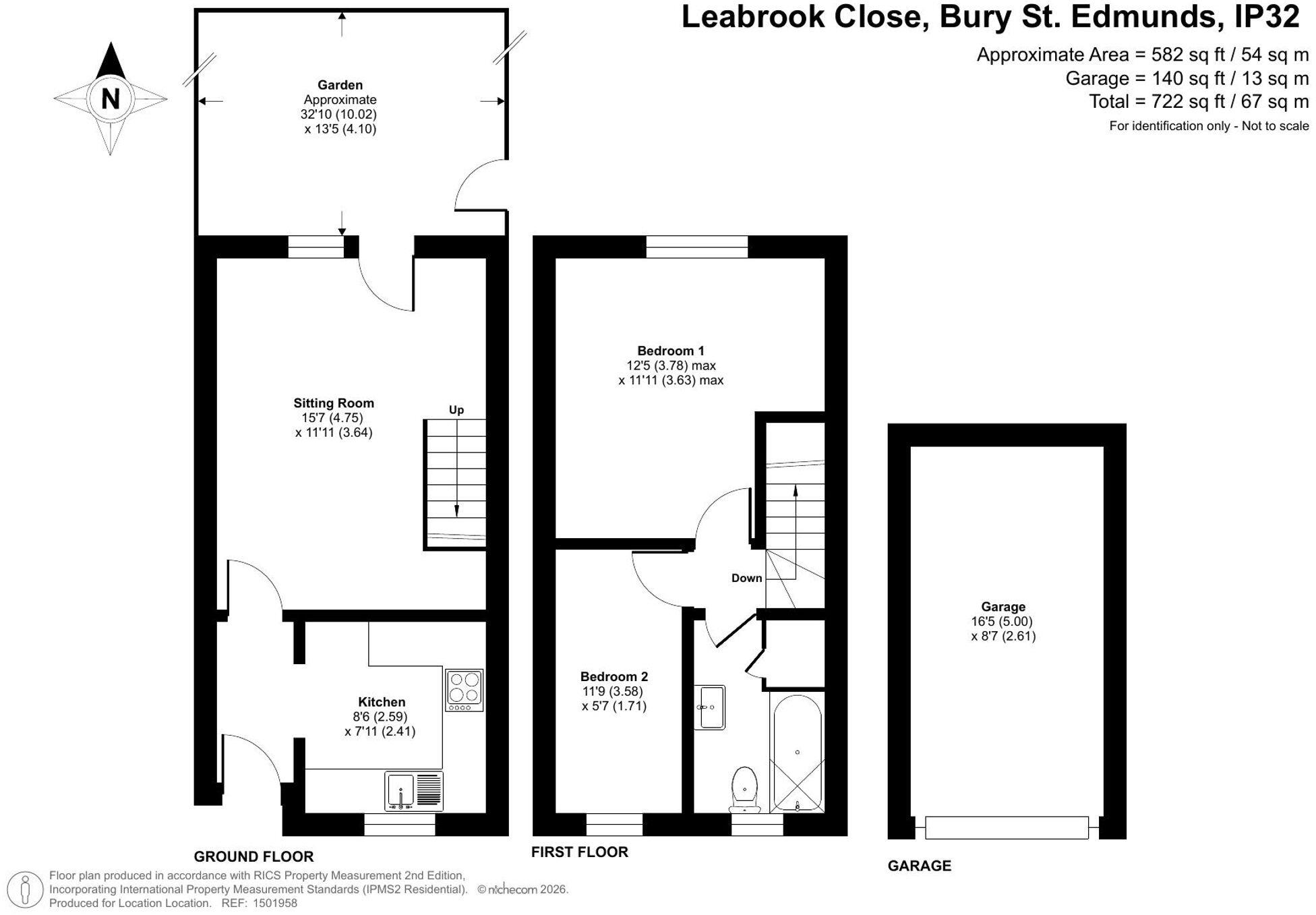 Leabrook Close, Bury St. Edmunds, IP32 floorplan