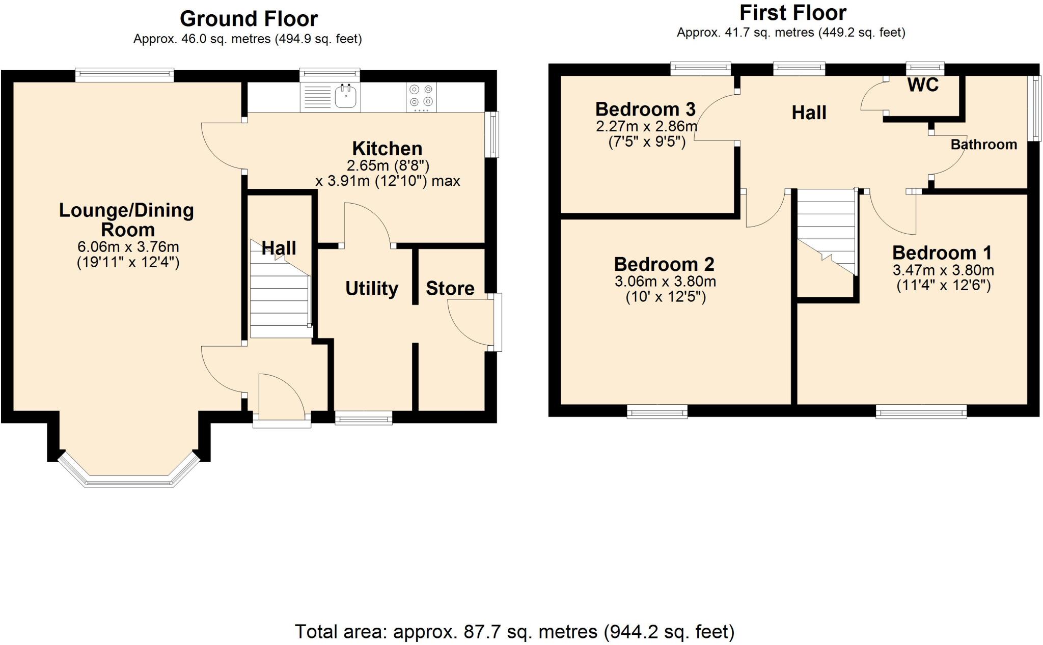 Sycamore Grove, Trowbridge floorplan