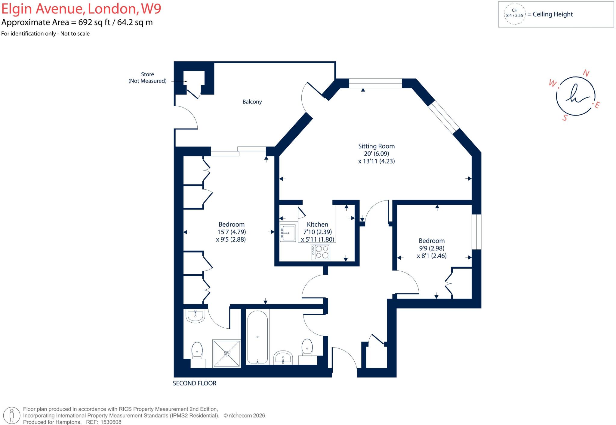 Elgin Avenue London W9 floorplan