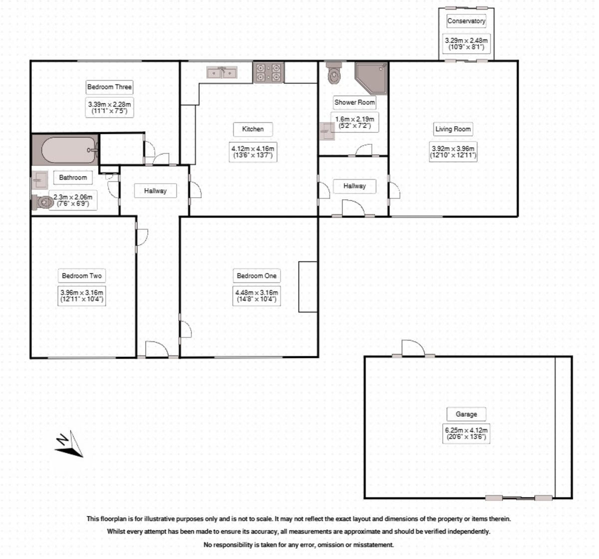 Main Road, Workington, CA14 floorplan