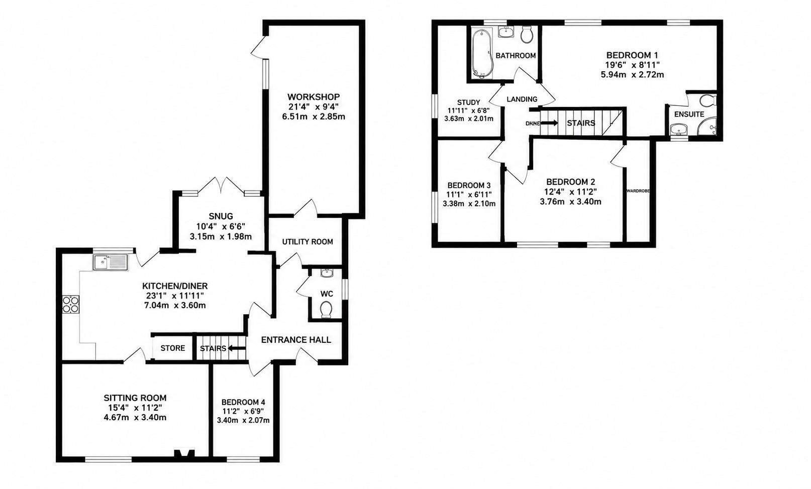 Sherwood Avenue, Northampton floorplan