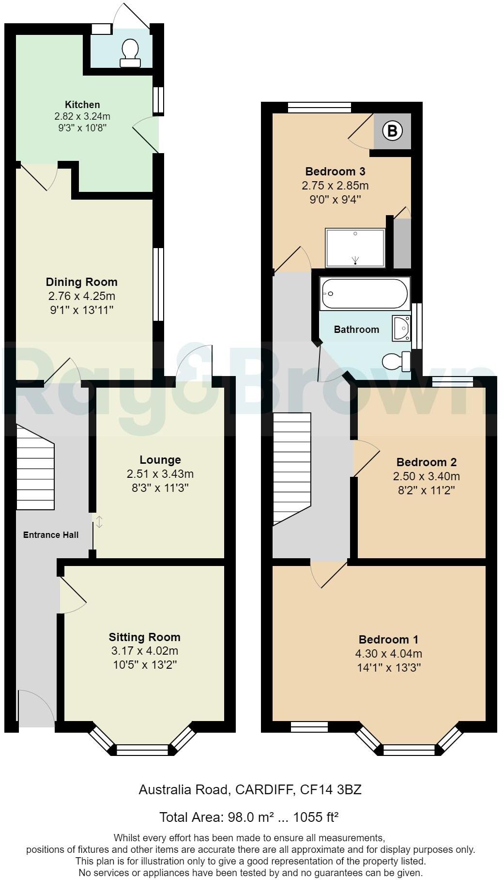 Australia Road, Cardiff floorplan