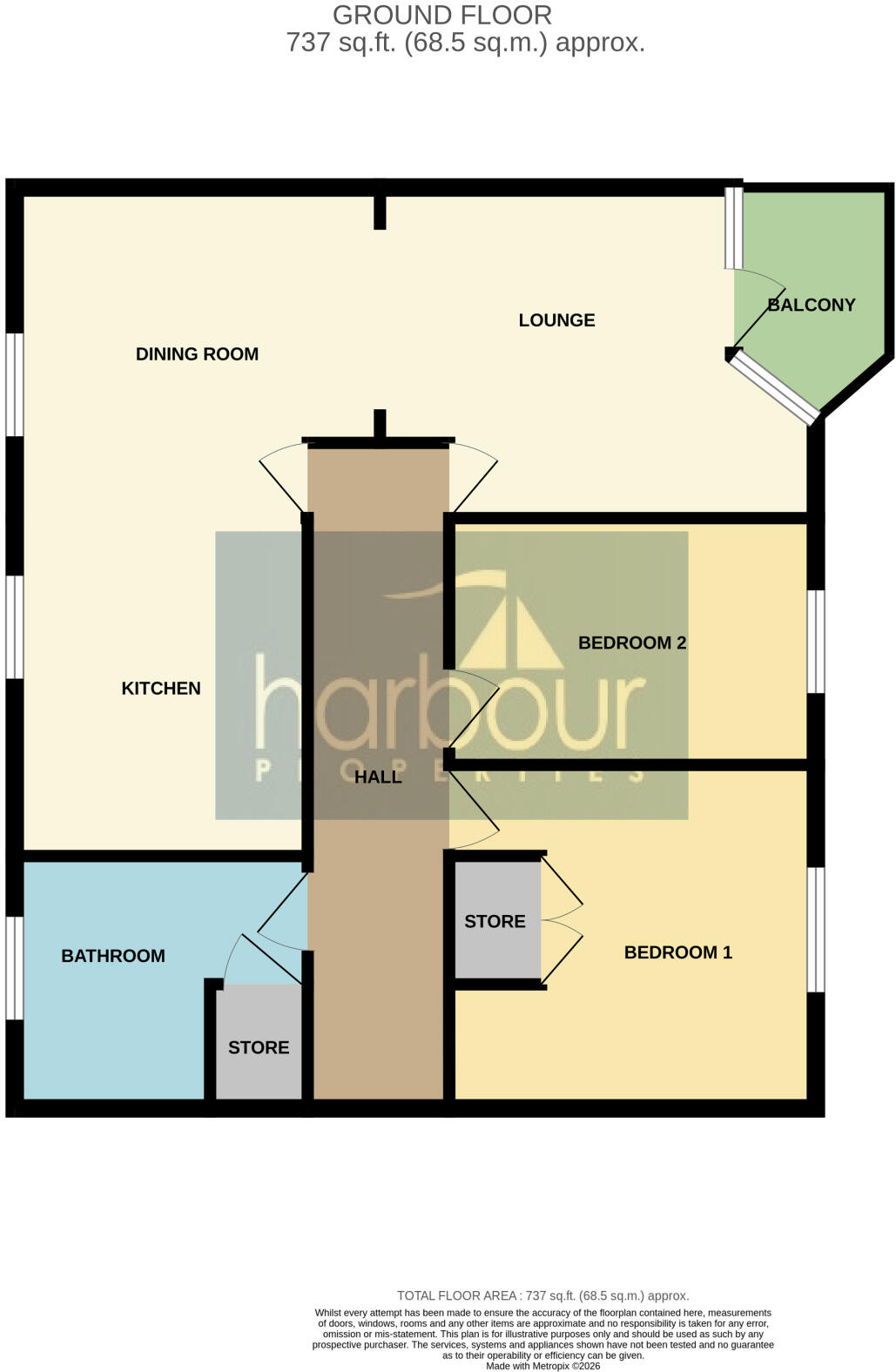 Princes Reach, Ashton-on-Ribble, PR2 floorplan