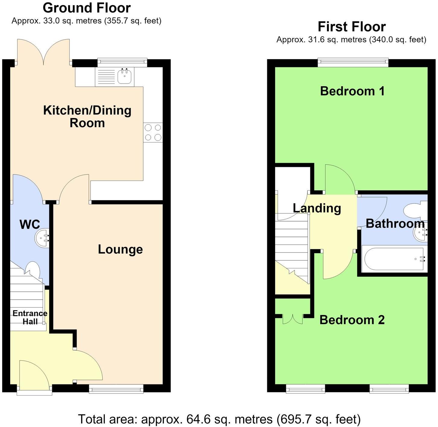Churchill Avenue, Skegness, PE25 floorplan