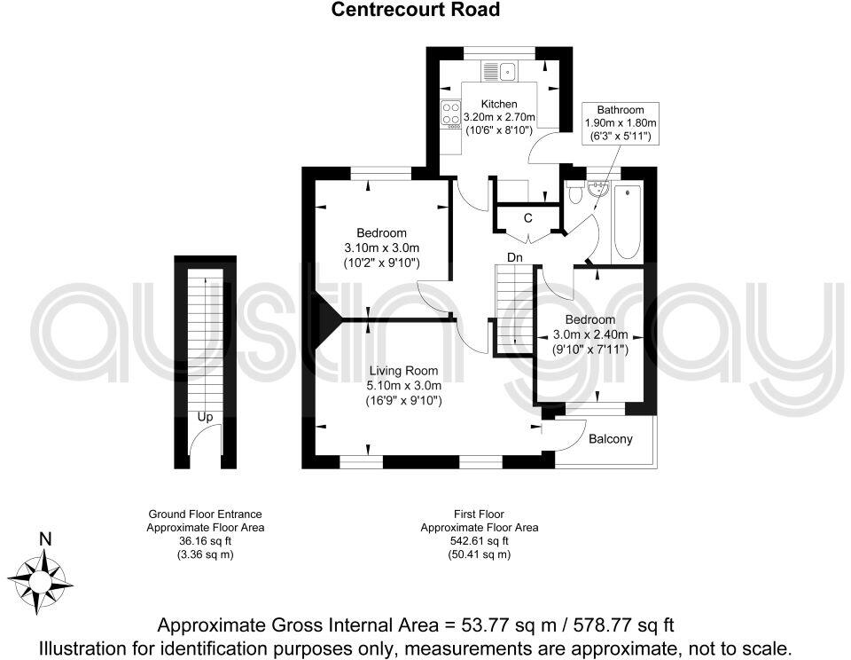 19 & 21 Centrecourt Road, Worthing, BN14 7AQ floorplan