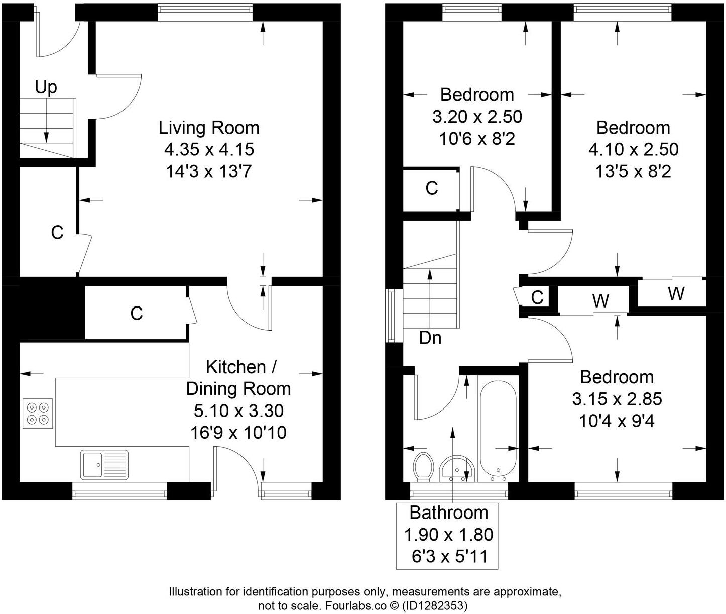 25, Earlston Avenue, Dundee, DD4 floorplan