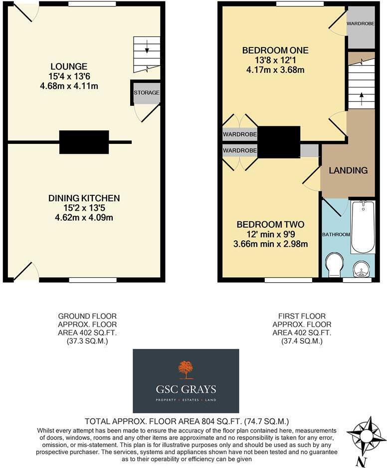 6 Anchor Terrace, Langthorpe, Boroughbridge floorplan