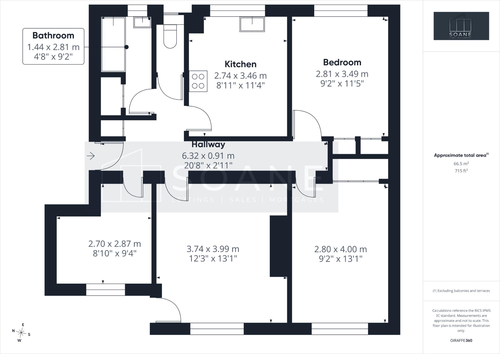 Froxfield House, Buriton Street, Portsmouth, Hampshire, PO1 1JH floorplan