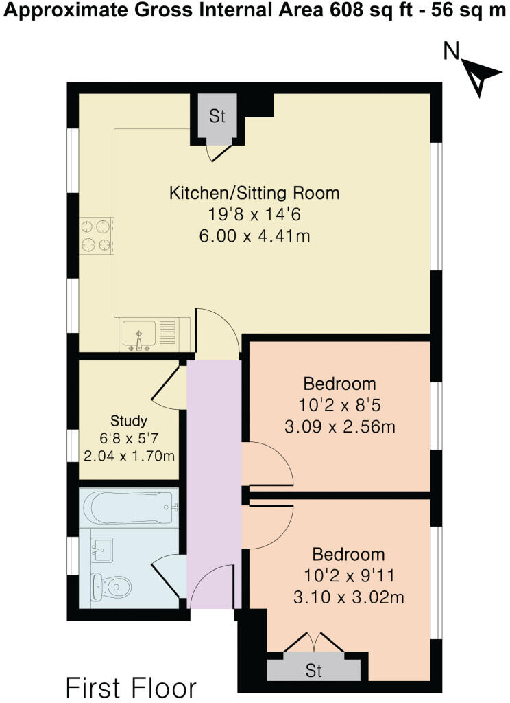 3, Blewbury Court, Cholsey, Wallingford floorplan