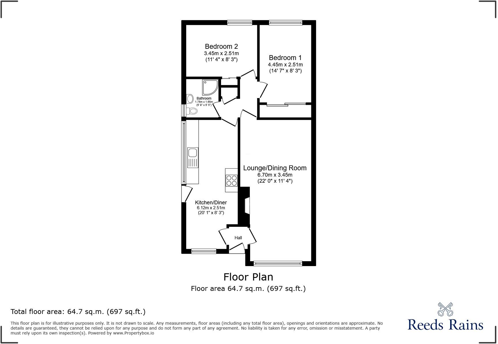 Acacia Close, Castleford, West Yorkshire, WF10 floorplan