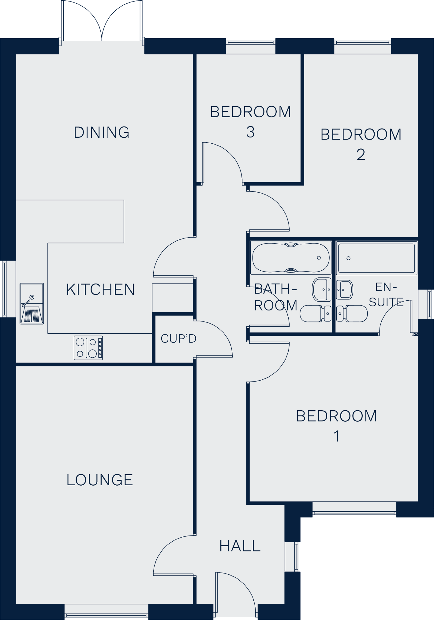Penhill Pastures, 
Leyburn, 
DL8 5DJ floorplan