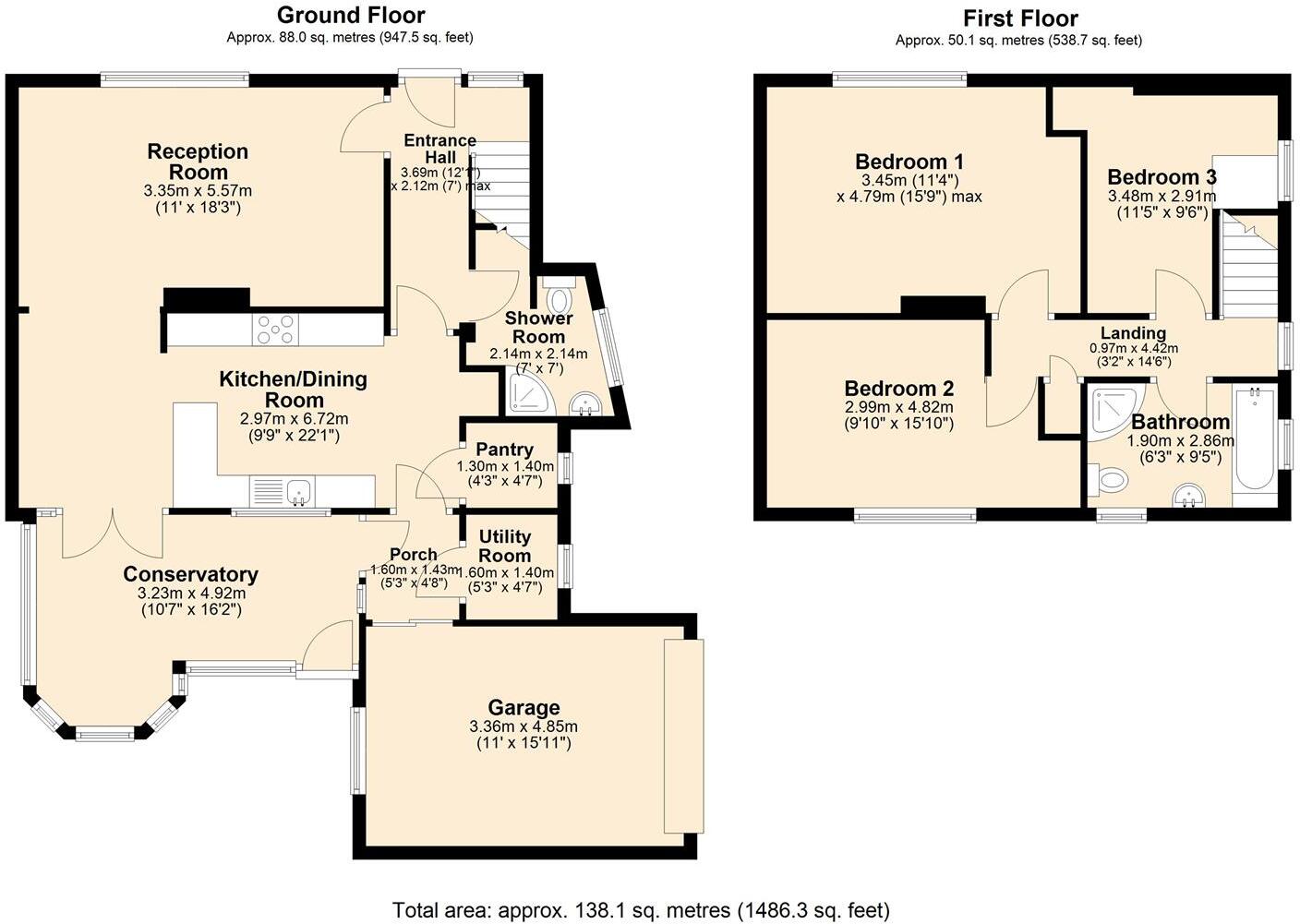 Westbrook Drive,Brookside, Chesterfield floorplan