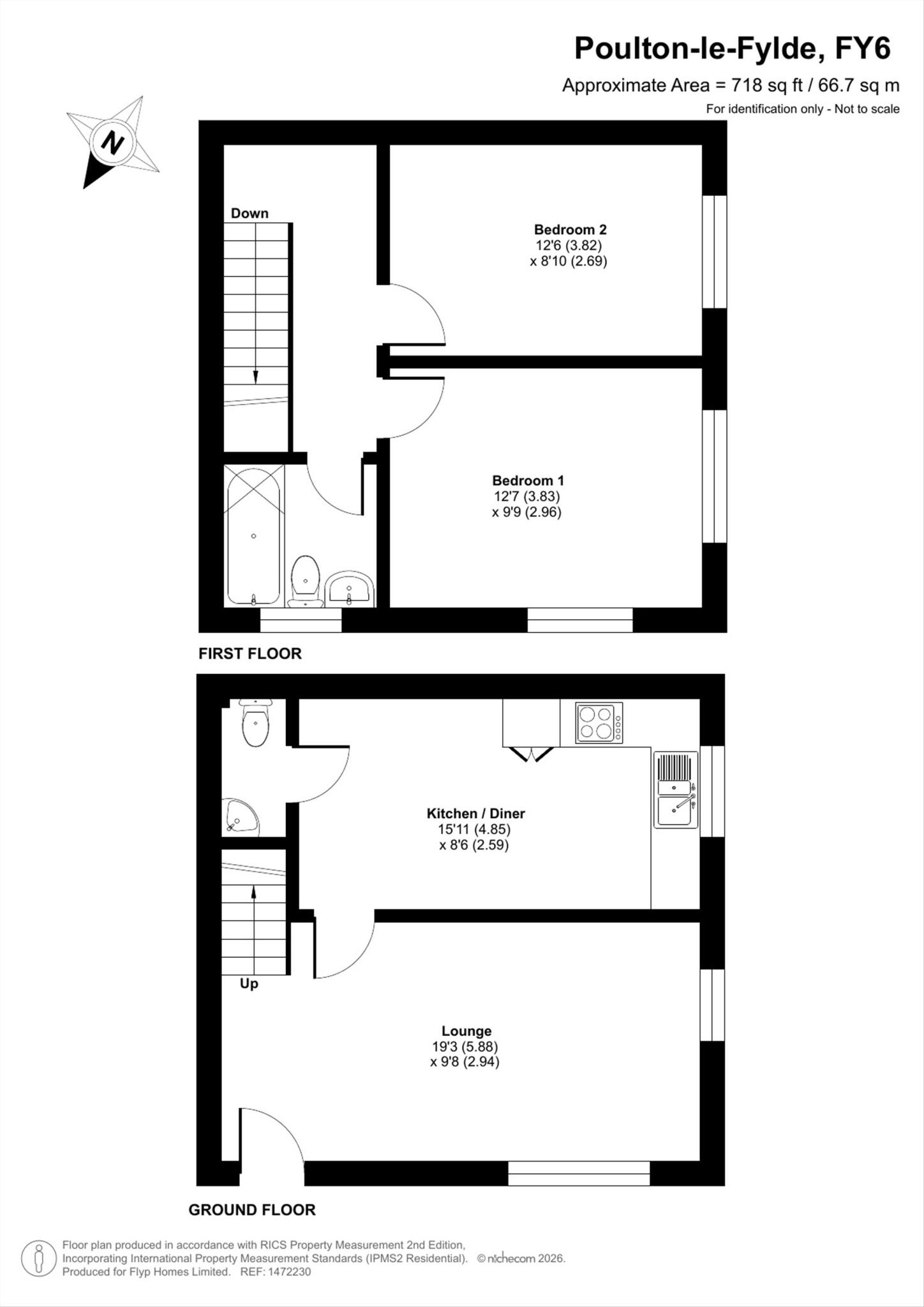 Garden Close, Poulton Le Fylde floorplan