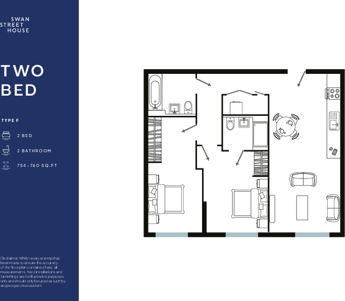 Flat 2604, Swan Street House, Swan Street, Manchester floorplan