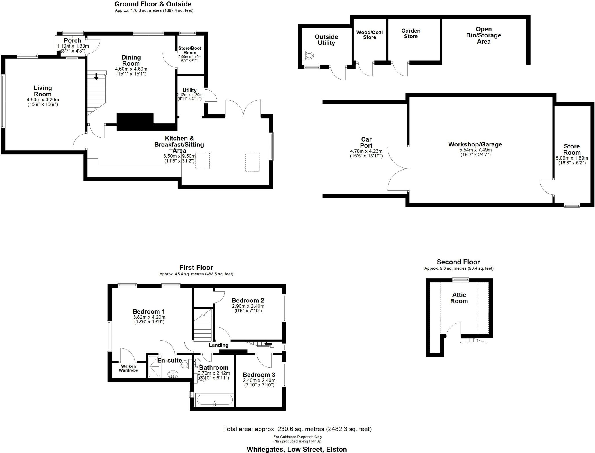 Low Street, Elston floorplan