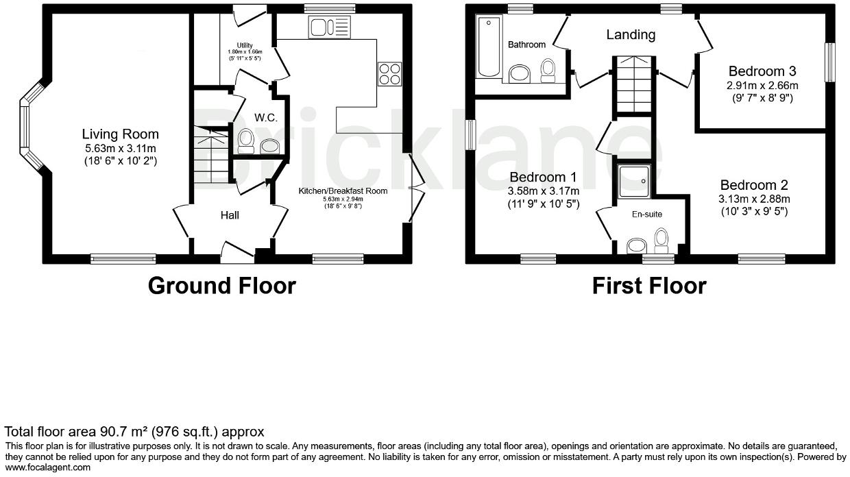 Ladybird Way, Rothwell, Northamptonshire, NN14 6GL floorplan