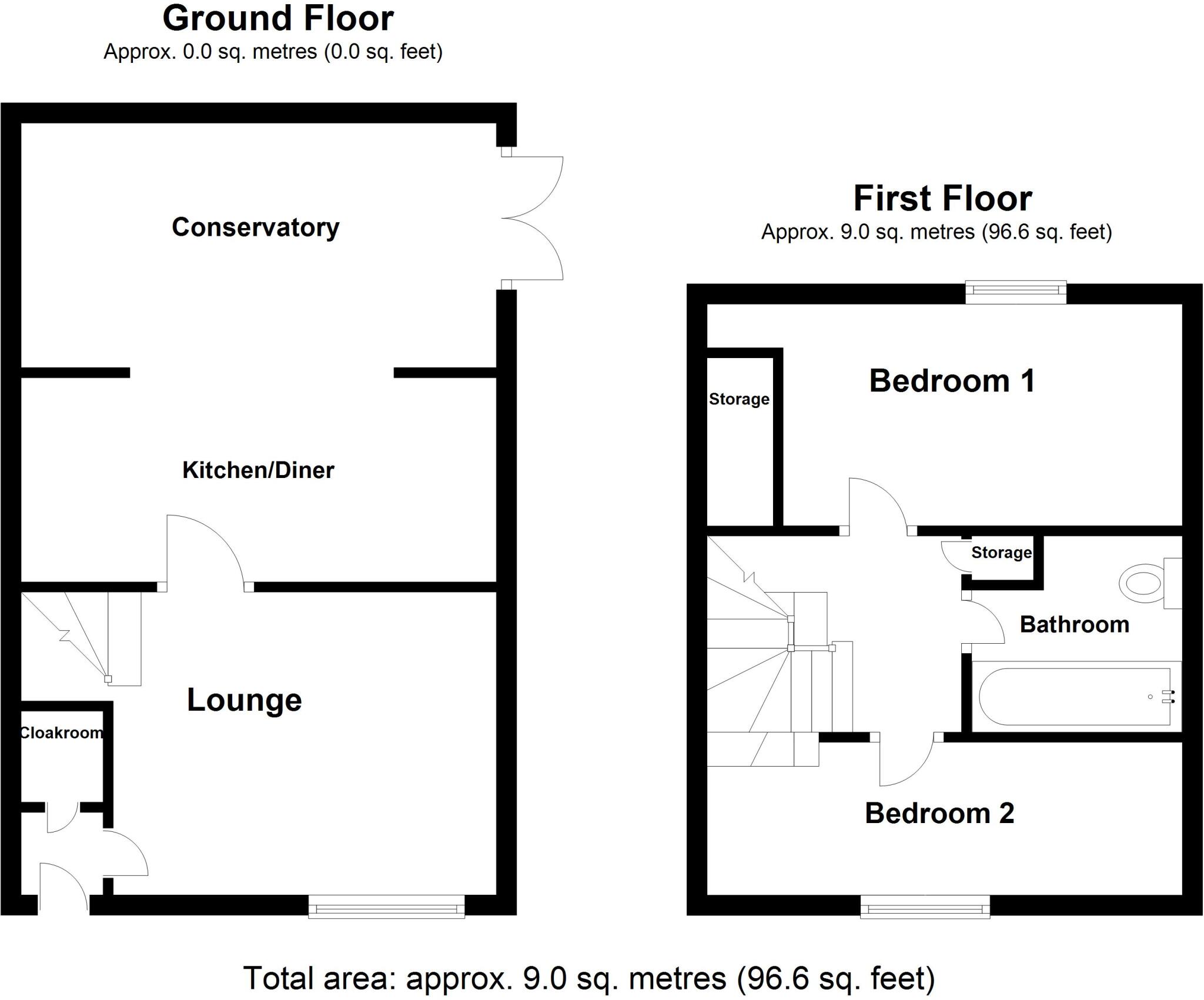 Bishop Street, Hednesford, Cannock, Staffordshire, WS12 floorplan