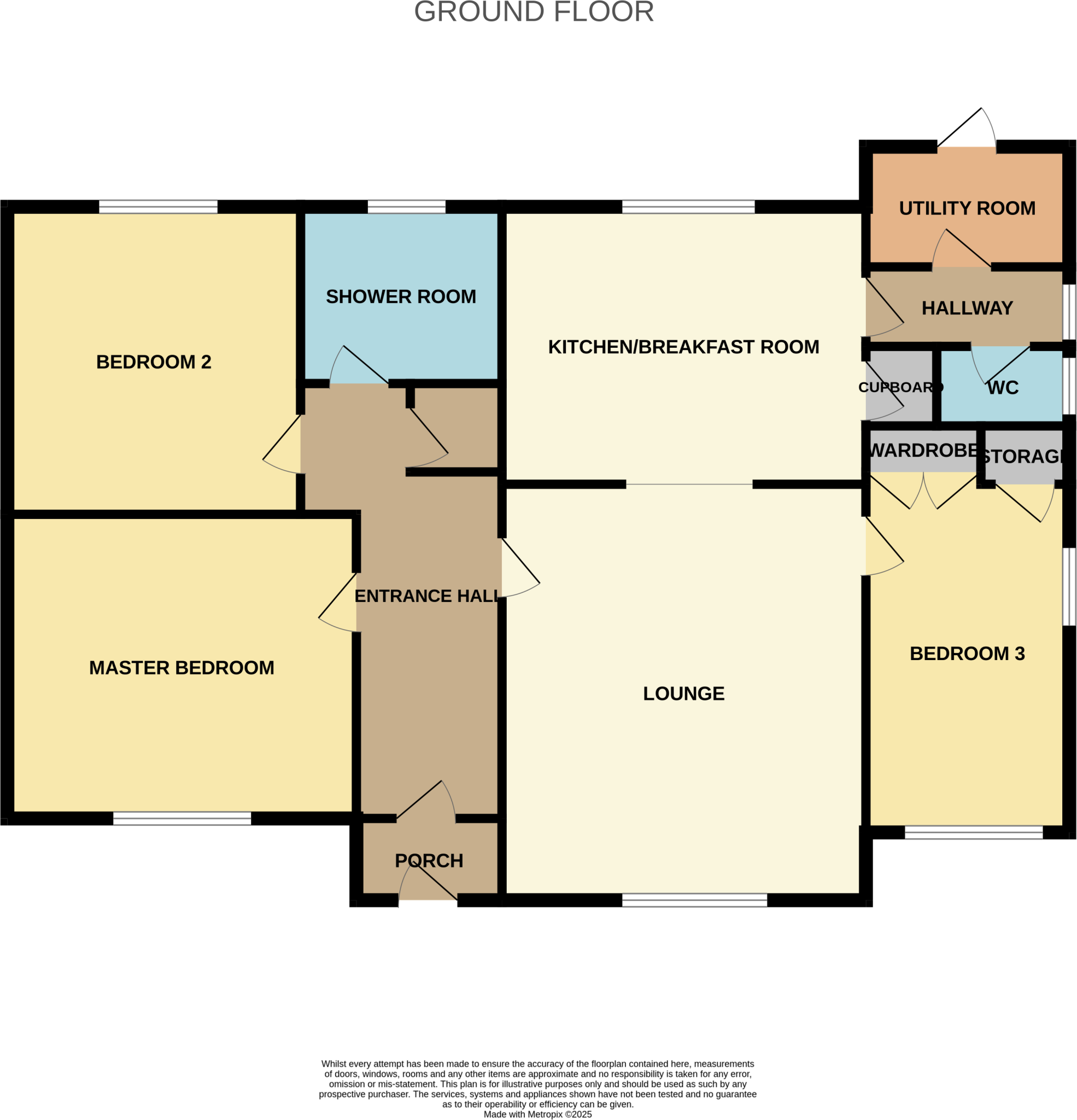 Mansell Close, Spalding, Lincolnshire floorplan