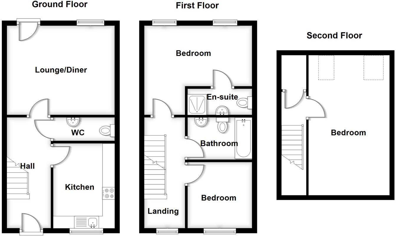 Glendower Court, Greenfields, Shrewsbury floorplan