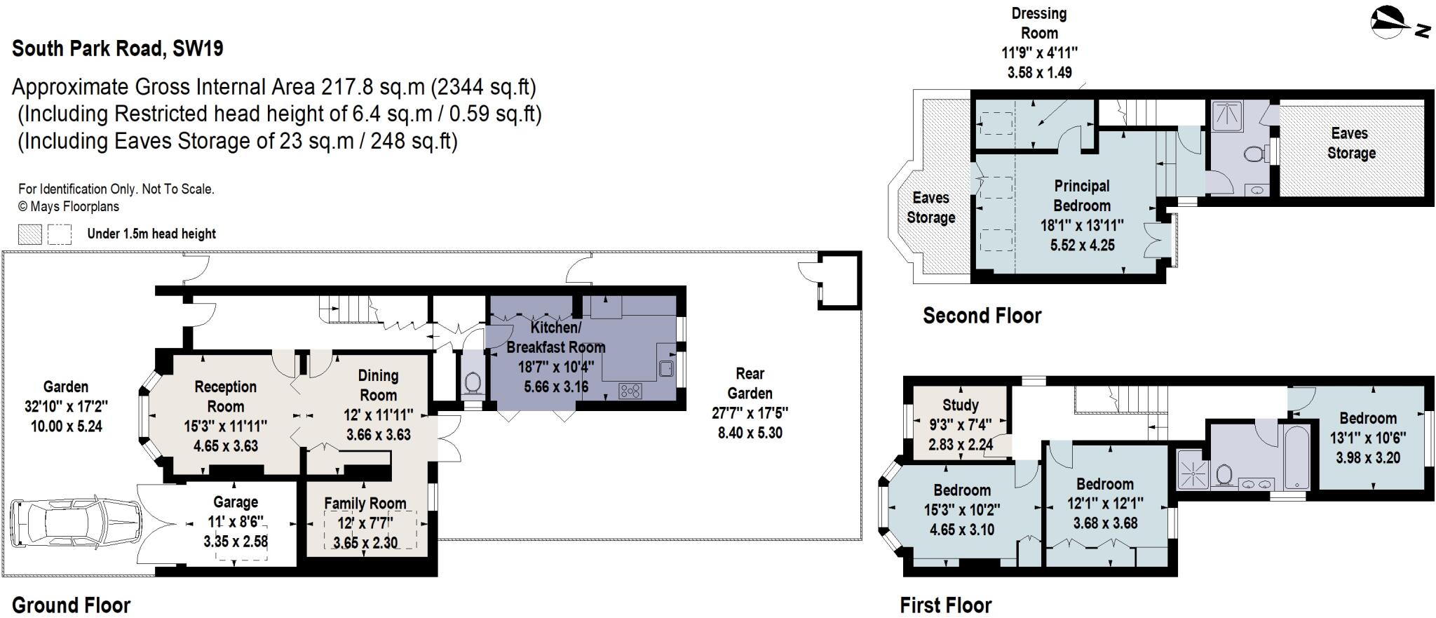 South Park Road, London, SW19 floorplan