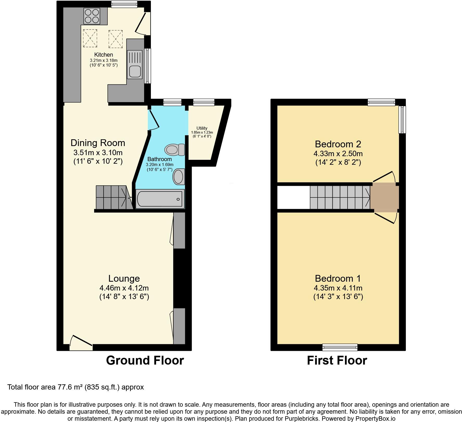 Long Lane, High Peak, SK23 floorplan