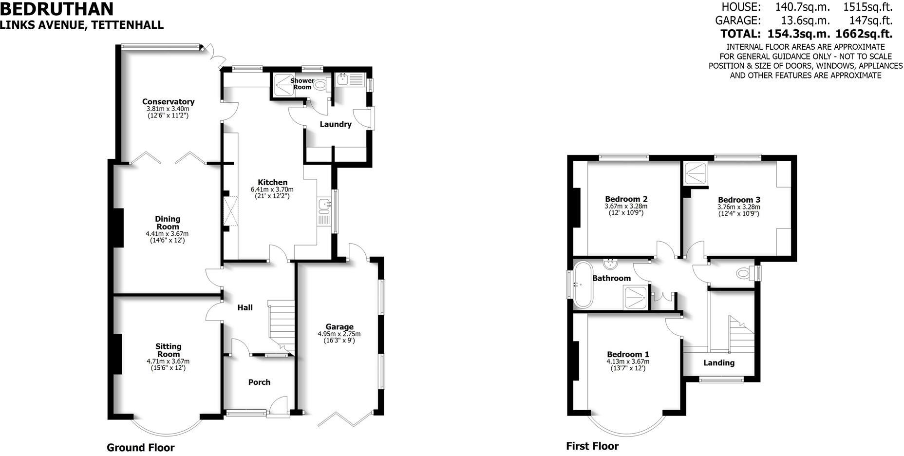 Bedruthan, Links Avenue, Tettenhall, Wolverhampton, WV6 9QF floorplan