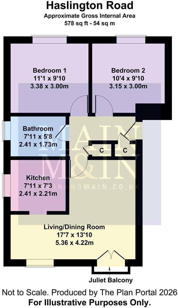 111, Haslington Road, Manchester floorplan