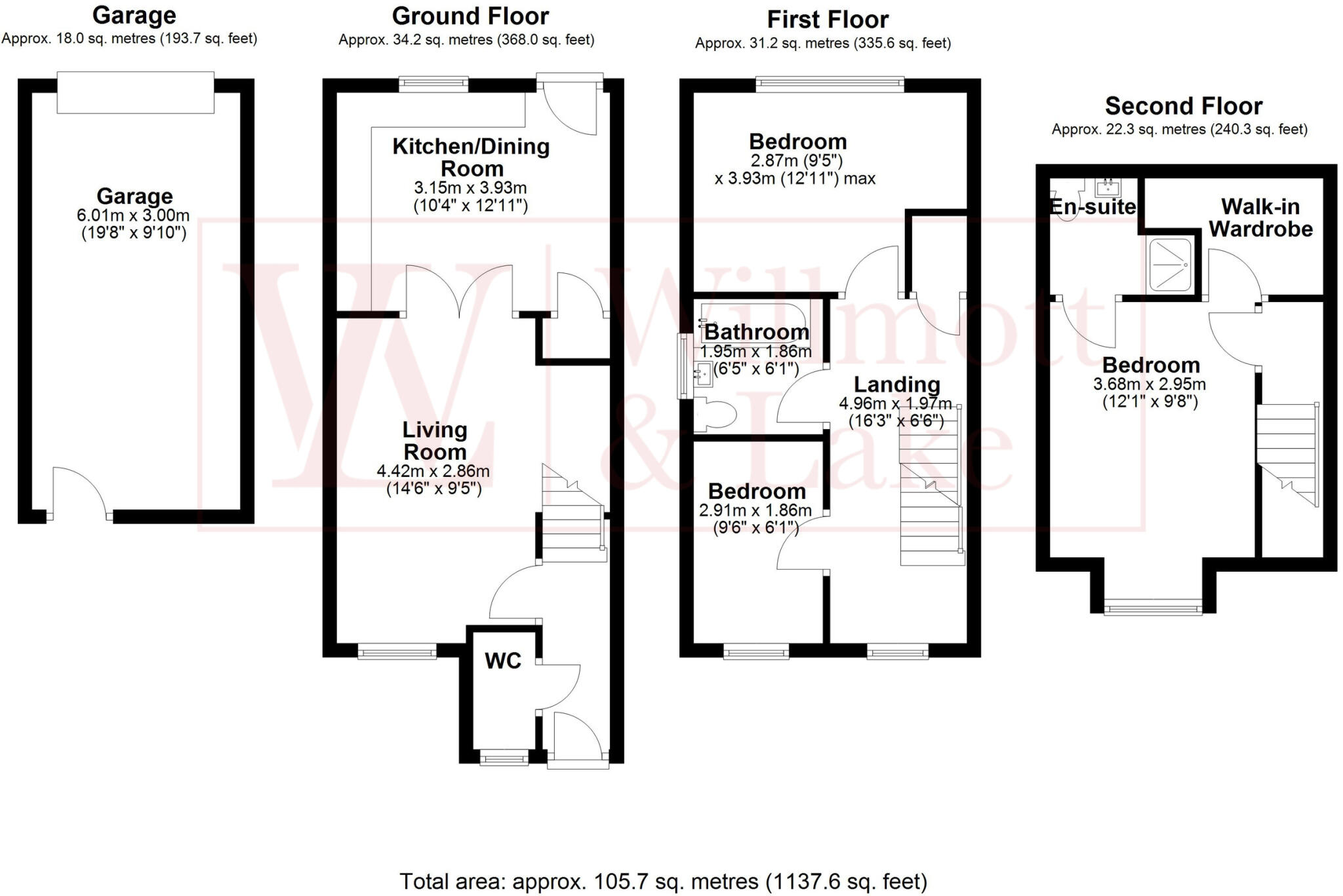Watson Way, Stansted, Essex floorplan