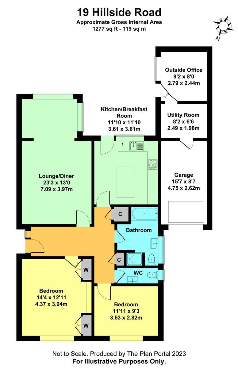 Hillside Road, South Tankerton, Whitstable floorplan
