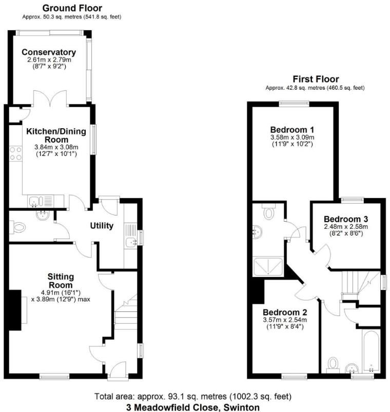 Meadowfield Close, Swinton, Malton floorplan