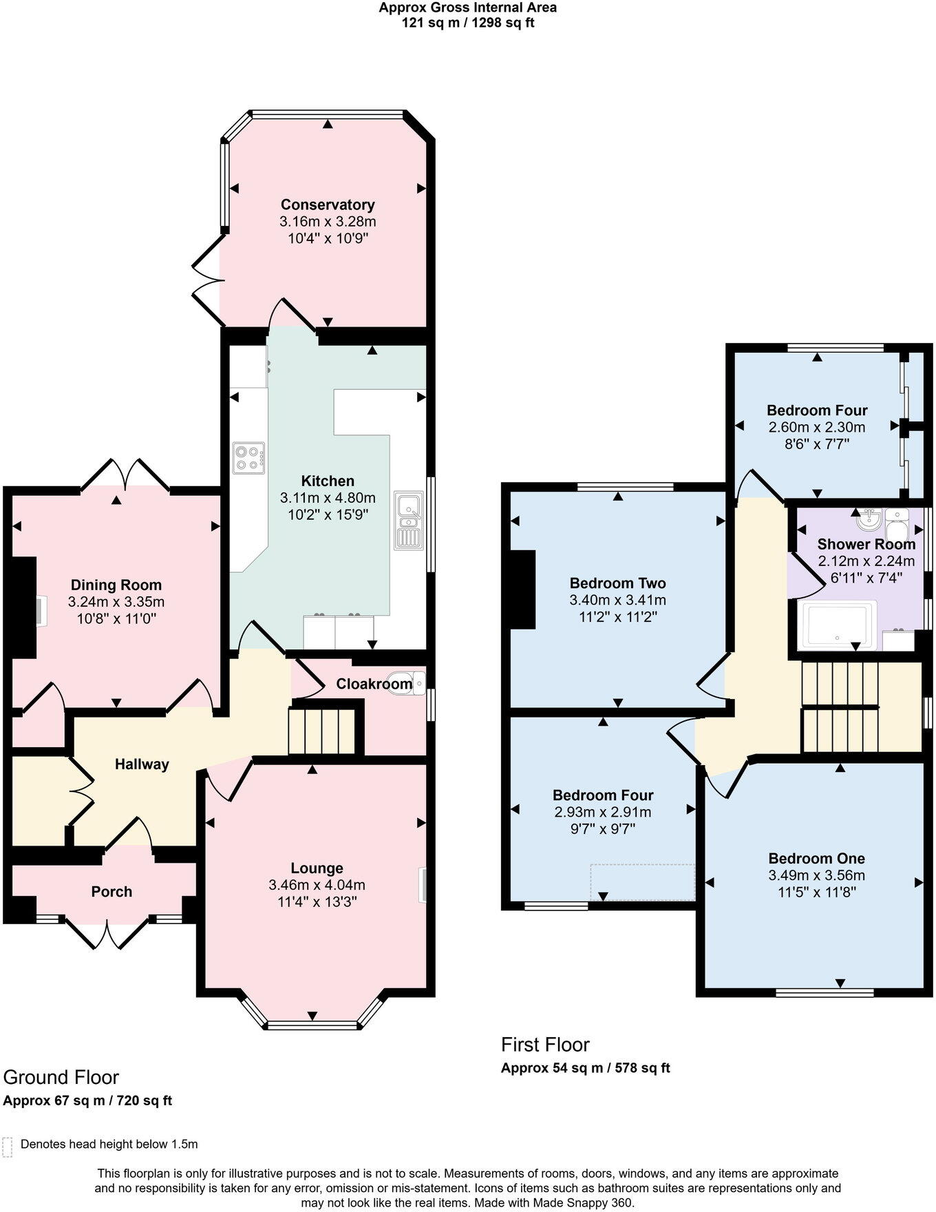 Sea Road, Prestatyn, Denbighshire LL19 7NN floorplan