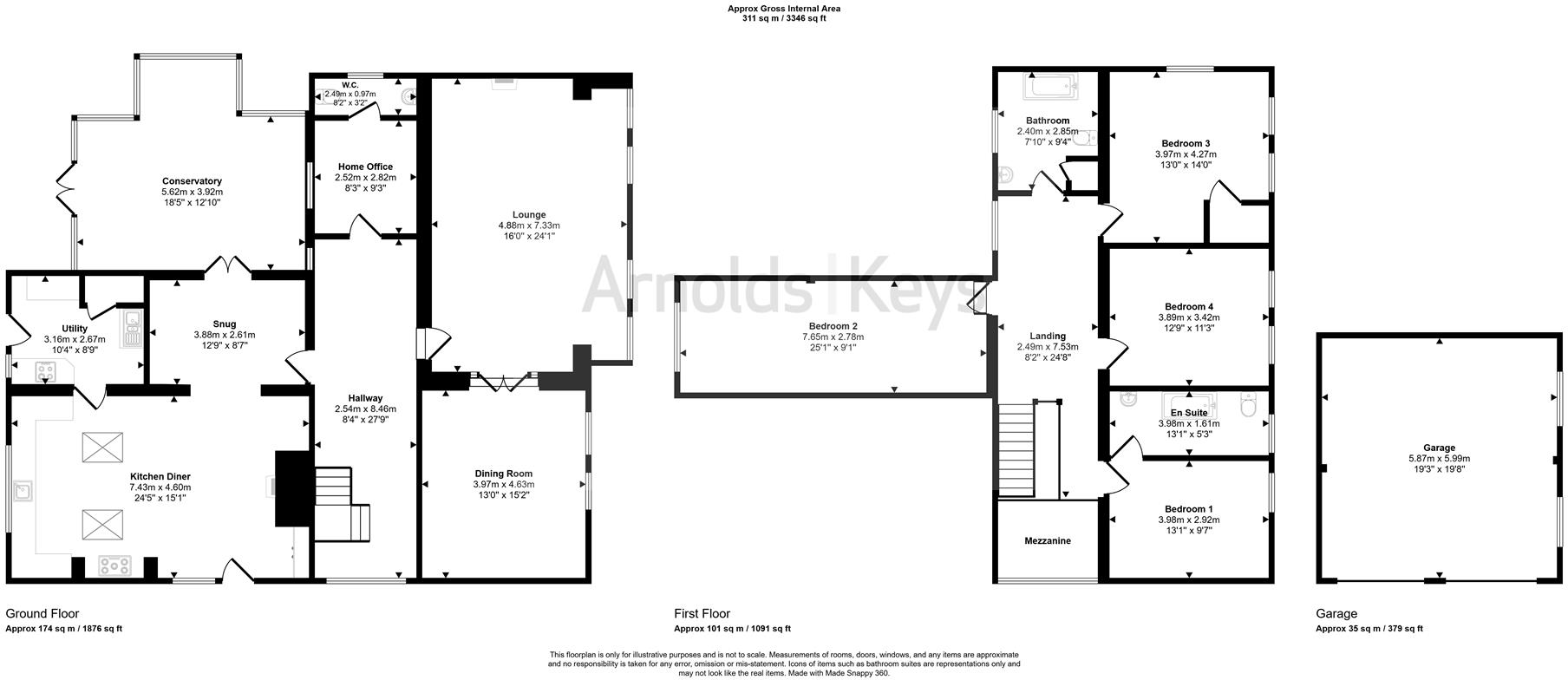 Reeves Corner, Great Plumstead, Norwich floorplan